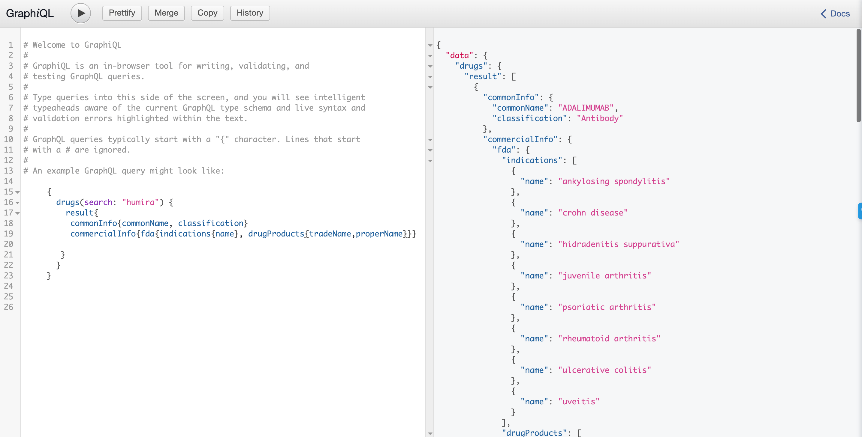 BioHarmony GraphQL API